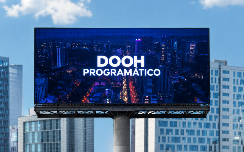 Imagem de capa da matéria sobre a compra programática de telas de DOOH