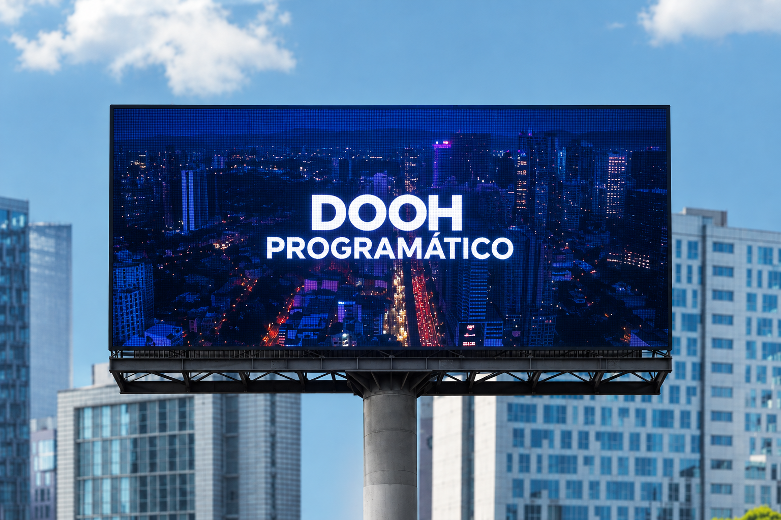 Imagem de capa da matéria sobre a compra programática de telas de DOOH